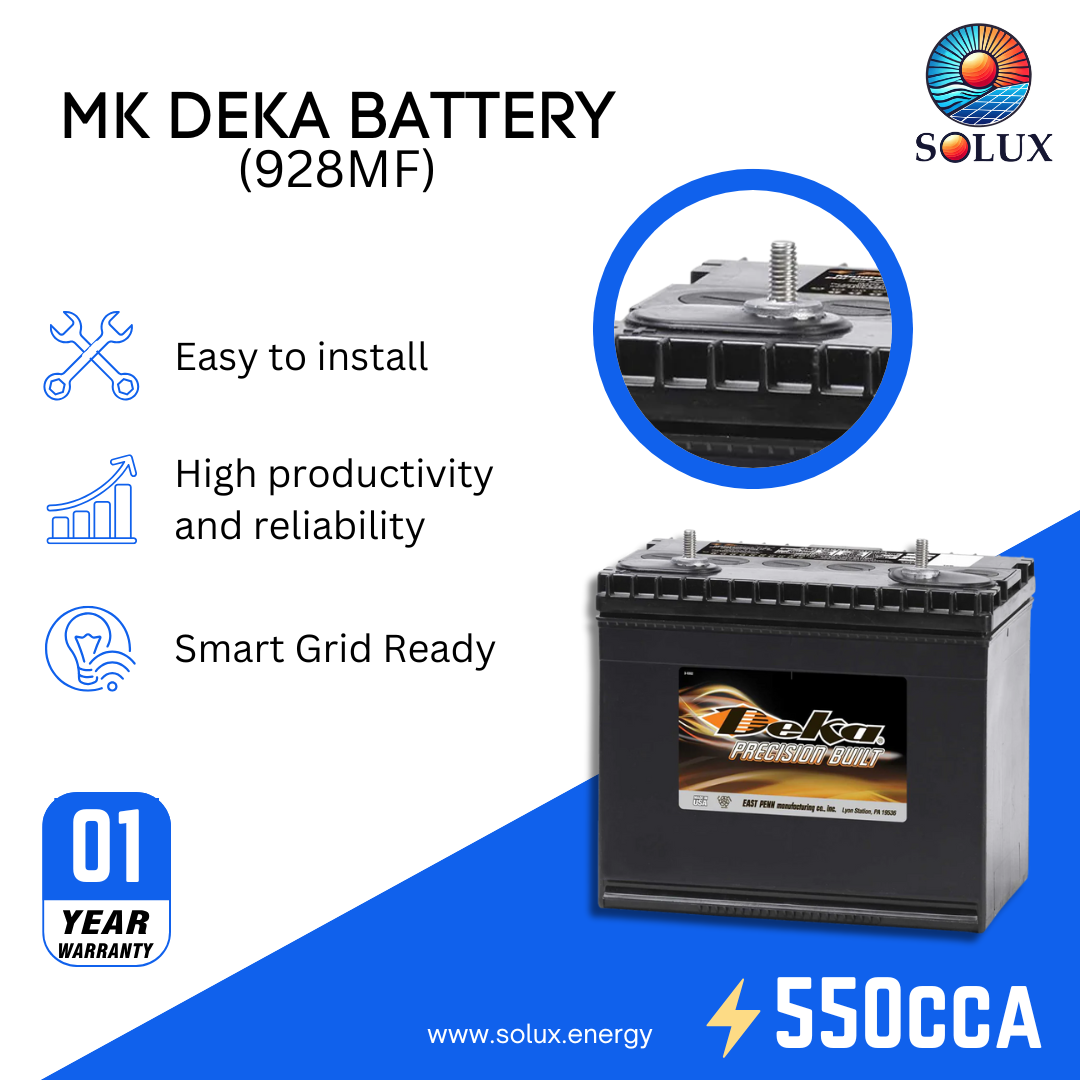 This is an image of Mk Deka 12 Volt Batteries FLA  928MF